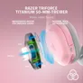 Razer Barracuda Quartz/ Rosé - Kabelloses Multiplattform-Headset für Gaming und mobile Geräte