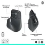 Logitech MX Master 3S Grafit Bluetooth Edition (2025) kabellose Performance-Maus, Unterstützt Logi Options+
