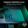 Razer Atlas Tempered Glass Schwarz - Gaming-Mauspad aus gehärtetem Glas