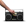 WeAreRewind Curtis Tragbarer Kassettenspieler mit Bluetooth schwarz