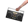WeAreRewind Curtis Tragbarer Kassettenspieler mit Bluetooth schwarz