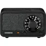 Sangean WR-8 Portables FM-Radio Echtholz-Gehäuse Mitternachtseiche
