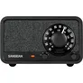 Sangean WR-8 Portables FM-Radio Echtholz-Gehäuse Mitternachtseiche
