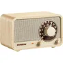Sangean WR-8 Portables FM-Radio Echtholz-Gehäuse Weiße Esche