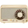 Sangean WR-8 Portables FM-Radio Echtholz-Gehäuse Weiße Esche