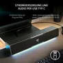 Razer Leviathan V2 X Soundbar - Kompaktes Format, USB-C, Bluetooth, Powered by Razer Chroma™ RGB