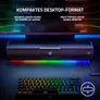 Razer Leviathan V2 Soundbar inkl. Subwoofer - Kompaktes Format, THX Audio, USB-C, Bluetooth, Powered by Razer Chroma™ RGB
