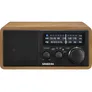 Sangean WR-11 BT Retro-Radio Echtholz-Gehäuse Helles Holz-schwarz