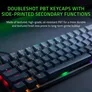 Razer Huntsman Mini Schwarz 60% Gaming-Tastatur, Optische Red-Switches (Linear/Leise), USB-C, 1000 Hz Abtastrate