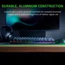 Razer Huntsman Mini Schwarz 60% Gaming-Tastatur, Optische Red-Switches (Linear/Leise), USB-C, 1000 Hz Abtastrate