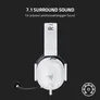 RAZER Blackshark V2 X for PlayStation Weiß, Gaming Headset, Analog 3.5 mm Klinke