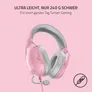 RAZER Blackshark V2 X for PlayStation Quartz/ Rosé, Gaming Headset, Analog 3.5 mm Klinke