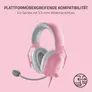 RAZER Blackshark V2 X for PlayStation Quartz/ Rosé, Gaming Headset, Analog 3.5 mm Klinke