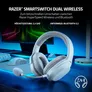 Razer Barracuda X Weiß - Kabelloses Multiplattform-Headset für Gaming und mobile Geräte
