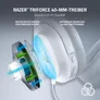 Razer Barracuda X Weiß - Kabelloses Multiplattform-Headset für Gaming und mobile Geräte