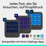 Logitech MX Creative Console Grafit - MX Creative Dialpad, MX Creative Keypad, USB-C, Unterstützt Logi Options+