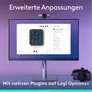 Logitech MX Creative Console Grafit - MX Creative Dialpad, MX Creative Keypad, USB-C, Unterstützt Logi Options+