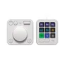 Logitech MX Creative Console Pale Grey - MX Creative Dialpad, MX Creative Keypad, USB-C, Unterstützt Logi Options+