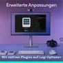 Logitech MX Creative Console Pale Grey - MX Creative Dialpad, MX Creative Keypad, USB-C, Unterstützt Logi Options+