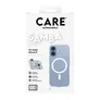CARE by PanzerGlass® Fashionable Case Samba Transparent m. Weiß mit MagSafe für iPhone 17