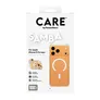 CARE by PanzerGlass® Fashionable Case Samba Transparent mit Weiß mit MagSafe für iPhone 17 Pro Max