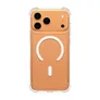 CARE by PanzerGlass® Fashionable Case Samba Transparent mit Weiß mit MagSafe für iPhone 17 Pro Max