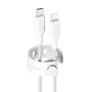empower by PanzerGlass® Racing 60W USB-C to Lightning Kabel 1,2m Silber Weiß