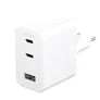 empower by PanzerGlass® Turbo 70W Multiple Ladegarät inkl. 2x USB-C + USB-A EU Anschluss Silber Weiß