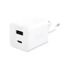 empower by PanzerGlass® Turbo 35W Ladegarät inkl. USB-C + USB-A EU Anschluss Silber Weiß