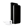 empower by PanzerGlass® Turbo 35W Ladegarät inkl. USB-C + USB-A EU Anschluss Silber Weiß