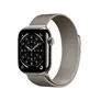 Apple Watch Series 11 GPS + Cellular 42mm Natural Titanium Gehäuse mit Natural Milanese Loop
