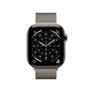 Apple Watch Series 11 GPS + Cellular 42mm Natural Titanium Gehäuse mit Natural Milanese Loop