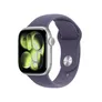 Apple Watch Series 11 GPS + Cellular 42mm Silver Aluminium Gehäuse mit Sport Band (purple fog) - S/M