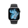 Apple Watch Series 11 GPS + Cellular 42mm Space Grey Aluminium Gehäuse mit Sport Band (black) - S/M
