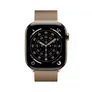 Apple Watch Series 11 GPS + Cellular 46mm Gold Titanium Gehäuse mit Gold Milanese Loop - S/M