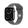 Apple Watch Series 11 GPS + Cellular 46mm Natural Titanium Gehäuse mit Stone Grey Sport Band - M/L