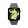 Apple Watch Series 11 GPS + Cellular 46mm Silver Aluminium Gehäuse mit Sport Band (purple fog) - M/L