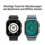 Apple Watch Ultra 3 GPS + Cellular 49mm Natural Titanium Case with Light Blue Alpine Loop - Small