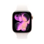 Apple Watch Series 11 GPS 46mm Rose Gold Aluminium Gehäuse mit Sport Band (light blush) - S/M