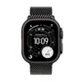 Apple Watch Ultra 3 GPS + Cellular 49mm Black Titanium Case with Black Titanium Milanese Loop - Medium