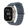 Apple Watch Ultra 3 GPS + Cellular 49mm Natural Titanium Case with Anchor Blue Ocean Band