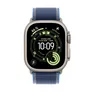 Apple Watch Ultra 3 GPS + Cellular 49mm Natural Titanium Case with Blue/Bright Blue Trail Loop - S/M