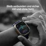 Apple Watch Ultra 3 GPS + Cellular 49mm Natural Titanium Case with Blue/Bright Blue Trail Loop - S/M