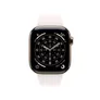 Apple Watch Series 11 GPS + Cellular 42mm Gold Titanium Gehäuse mit Sport Band (light blush) - S/M