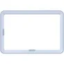 Samsung Frame Cover für Galaxy Tab S11, blau