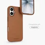 Vonmählen Like Leather Case für iPhone 17 braun