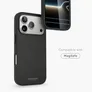 Vonmählen Like Leather Case für iPhone 17 Pro Max Schwarz