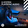 LogitechG ASTRO A20 X Schwarz - Kabelloses LIGHTSPEED Gaming-Headset und PLAYSYNC Basisstation