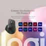 Logitech MX Master 4 Pale Grey Kabellose Desktop Maus | Haptisches Feedback, Actions Ring Buttom, Logi Bolt USB-C (2.4GHz), Bluetooth, Unterstützt Logi Options+