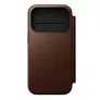 Nomad Modern Leather Folio iPhone 17 Pro Brown